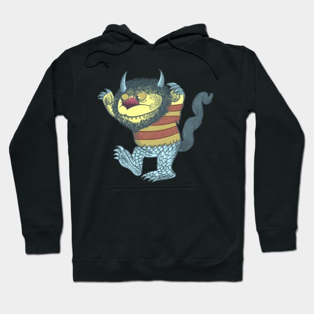 WHERE THE WILD THINGS ARE — ZYABR (2) Hoodie by Valera Kibiks